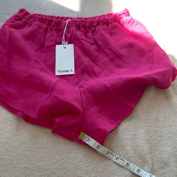 Vitamin A Tallows Linen Short - Ecolinen Size Small - Picture 4 of 8